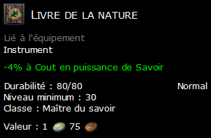 Livre de la nature