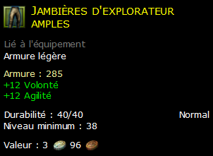 Jambières d'explorateur amples