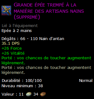 Grande épée trempé à la manière des artisans nains (supprimé)