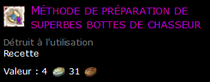 Méthode de préparation de superbes bottes de chasseur