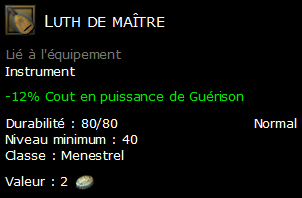 Luth de maître