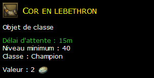 Cor en lebethron