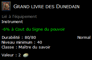 Grand livre des Dunedain