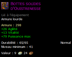 Bottes solides d'Ouistrenesse