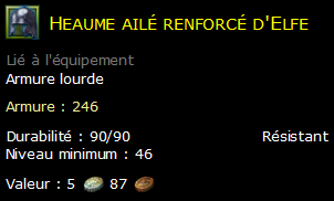 Heaume ailé renforcé d'Elfe