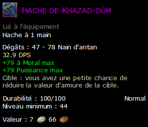 Hache de Khazad-dûm