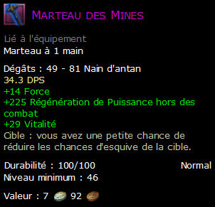 Marteau des Mines