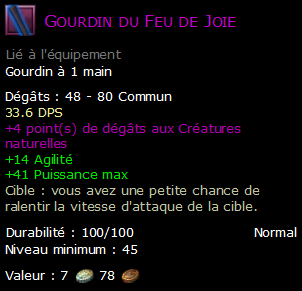 Gourdin du Feu de Joie