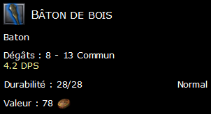 Bâton de bois