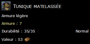 Tunique matelassée