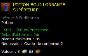 Potion bouillonnante supérieure