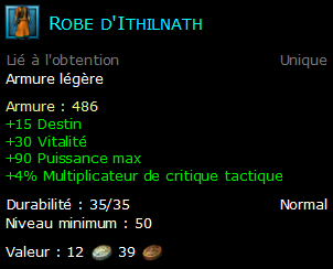 Robe d'Ithilnath