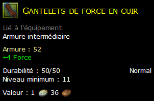 Gantelets de force en cuir