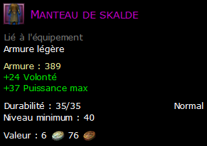 Manteau de skalde