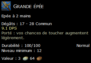 Grande épée