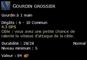 Gourdin grossier