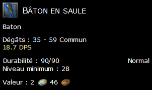 Bâton en saule