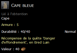 Cape bleue