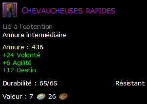 Chevaucheuses rapides