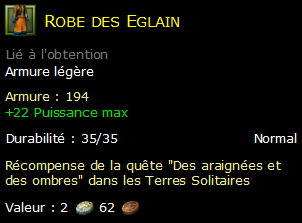 Robe des Eglain