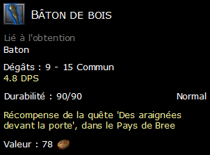 Bâton de bois