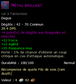 Métal brillant