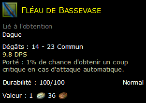 Fléau de Bassevase