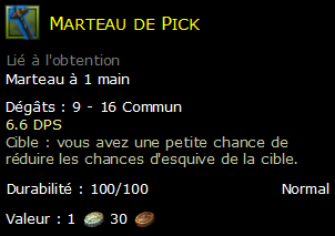 Marteau de Pick