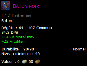 Bâton noir