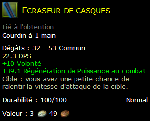 Ecraseur de casques