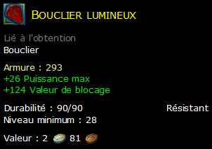 Bouclier lumineux