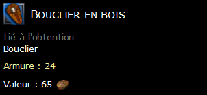 Bouclier en bois