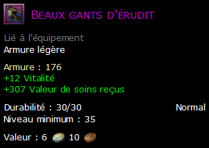 Beaux gants d'érudit