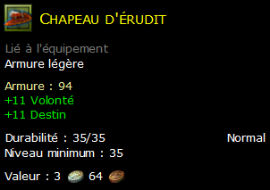 Chapeau d'érudit