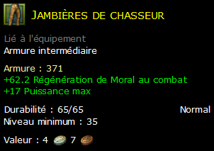 Jambières de chasseur