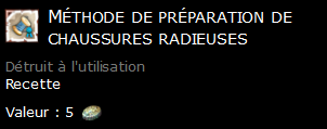 Méthode de préparation de chaussures radieuses