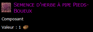 Semence d'herbe à pipe Pieds-Boueux