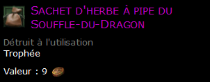 Sachet d'herbe à pipe du Souffle-du-Dragon