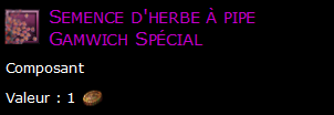 Semence d'herbe à pipe Gamwich Spécial