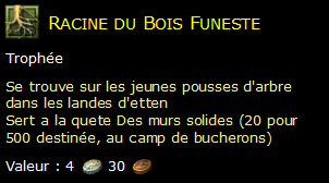 Racine du Bois Funeste