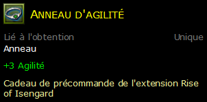 Anneau d'agilité