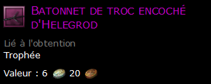 Batonnet de troc encoché d'Helegrod