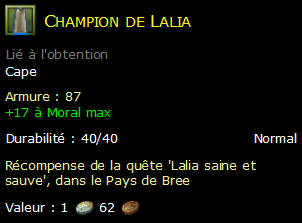 Champion de Lalia