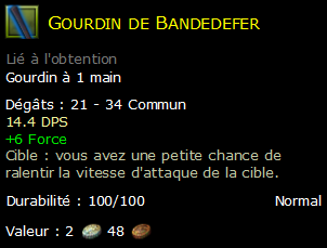 Gourdin de Bandedefer