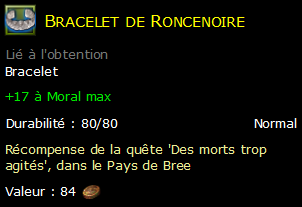 Bracelet de Roncenoire