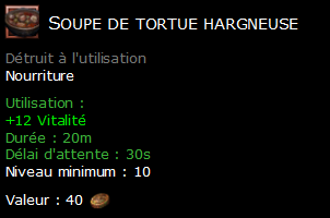 Soupe de tortue hargneuse