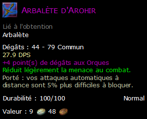 Arbalète d'Arohir