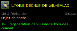 Etoile déchue de Gil-galad