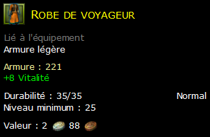 Robe de voyageur