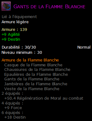 Gants de la Flamme Blanche